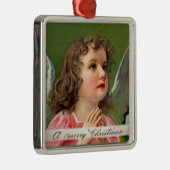 祈の天使とクリスマスバナー メタルオーナメント (右)