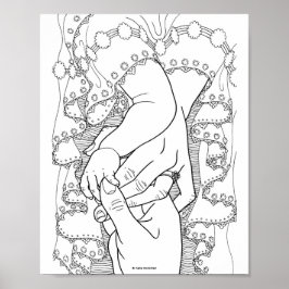 祈の家族 – アートプリント ポスター