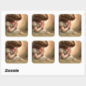 祈の小さな女の子エンジェルラディアントライトハロー スクエアシール (シート)