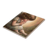 祈の小さな女の子エンジェルラディアントライトハロー タイル (側面)