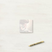 祈の小さな女の子エンジェルラディアントライトハロー ポストイット (デスク上)