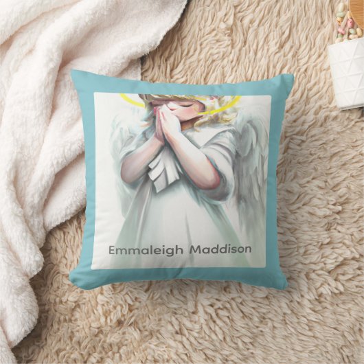 祈の小さな女の子 クッション (ブランケット)