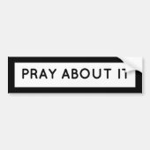 祈は バンパーステッカー (正面)