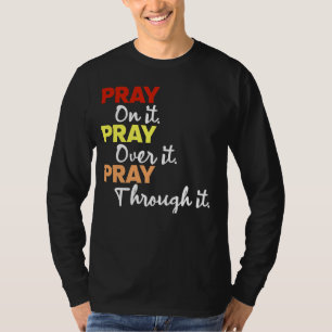 祈よ。祈よ。祈通して Tシャツ