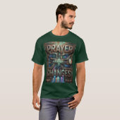 祈りがすべてを変える – スチームパンク風Tシャツ Tシャツ (正面フル)