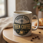 祈りが先、コーヒーはその後 マグカップ