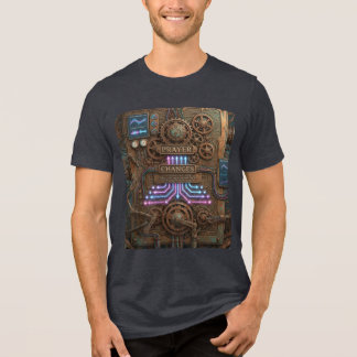 祈りが変わらせる スチームパンク風機械Tシャツ トライブレンドTシャツ