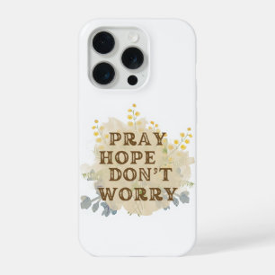 祈りと希望と安心のフラワーiPhoneケース iPhone 15 Proケース
