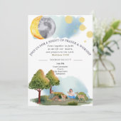 祈りと礼拝の夜　ご招待（編集可能） 招待状 (スタンド正面)