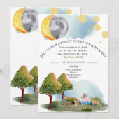 祈りと礼拝の夜　ご招待（編集可能） 招待状 (正面/裏面)