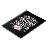 祈りによって突き動かされる母を決して過小評価するな ノートブック (左側)