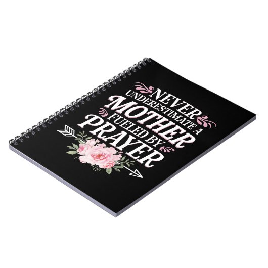 祈りによって突き動かされる母を決して過小評価するな ノートブック (左側)