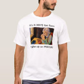 祈りに対して決して諦めてはならない Tシャツ (正面)