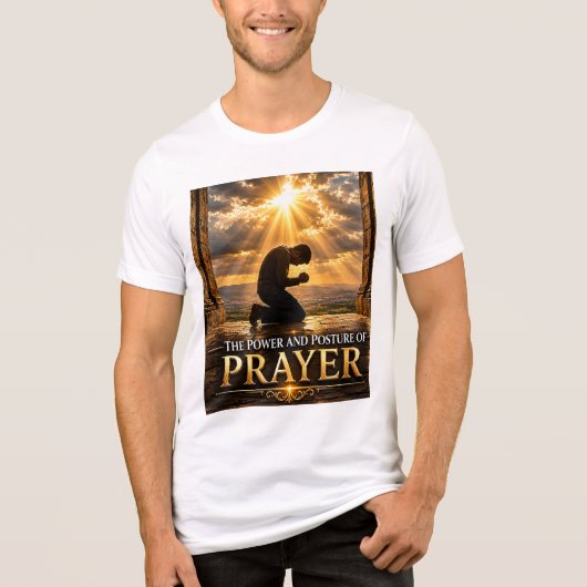 祈りの力と姿勢 Tシャツ HPM (正面)