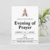 祈りの夕べへのご招待 招待状 (スタンド正面)