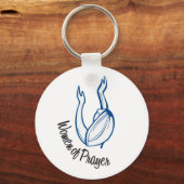 祈りの女性 キーホルダー (正面)