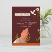 祈りの手 聖職任命 招待状 (スタンド正面)