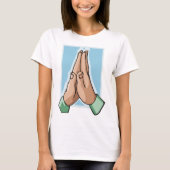 祈りの手 Tシャツ (正面)