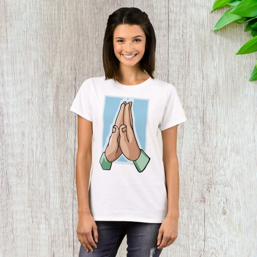 祈りの手 Tシャツ