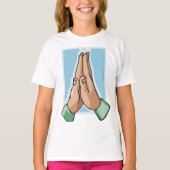 祈りの手 Tシャツ (正面)