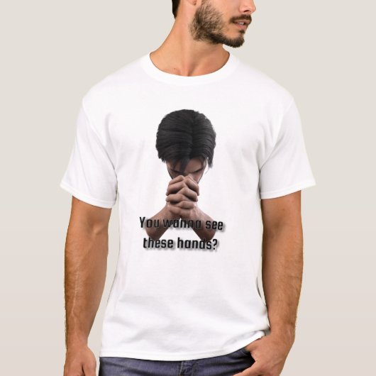 祈りの手Tシャツ Tシャツ (正面)