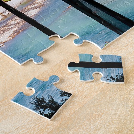 祈りの旗とプナカ・ゾン - ブータン ジグソーパズル (側面)