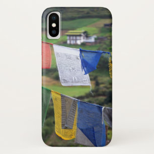 祈りの旗のクローズアップ iPhone X ケース