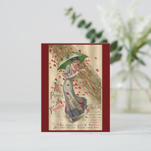 祈りの言葉からサンバレンタインデーヴィンテージレビクトリアンディ シーズンカード (スタンド正面)