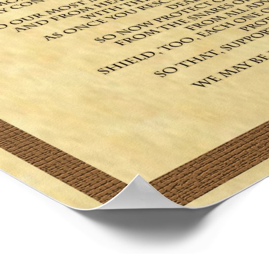 祈りの言葉からSTジョセフ ポスター (角)