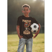 祈りの言葉がキリスト教信仰のTシャツを着る Tシャツ