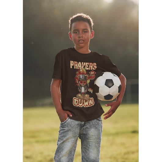 祈りの言葉がキリスト教信仰のTシャツを着る Tシャツ