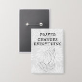 祈りの言葉が全ての信仰を変える 缶バッジ (正面/裏面)