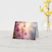 祈りの言葉とフローラデザイン カード (黄色い花)