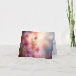 祈りの言葉とフローラデザイン カード