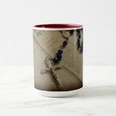 祈りの言葉とロザリオ マグカップ (中央)