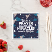 祈りの言葉と奇跡の引用文 スタンダードカクテルナプキン (インサイチュ)