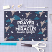 祈りの言葉と奇跡の引用文 薄葉紙 (クラフト)