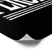 祈りの言葉と忍耐 – 信仰、喧騒、成功 ポスター (角)