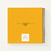 祈りの言葉と説教の日記 ノートブック (裏面)