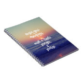 祈りの言葉と賞賛で朝を始める ノートブック (右側)