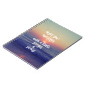 祈りの言葉と賞賛で朝を始める ノートブック (左側)