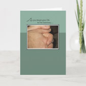 祈りの言葉のお祝いのセミナー研究生 カード (正面)