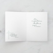 祈りの言葉のお祝いのセミナー研究生 カード (内部)