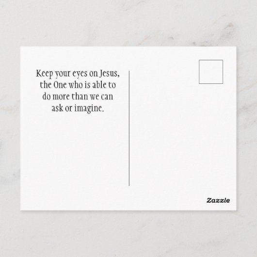 祈りの言葉のためにあなた美しい自然の滝 ポストカード (裏面)