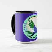 祈りの言葉のない日は力のない日 マグカップ (正面左)