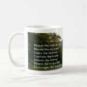 祈りの言葉のコップの力 コーヒーマグカップ (左)