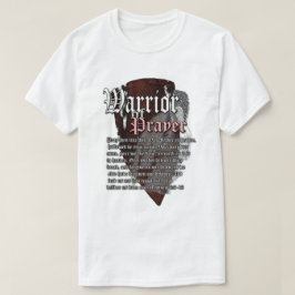 祈りの言葉のティーの戦士 Tシャツ