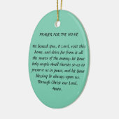 祈りの言葉のホームオーナメント セラミックオーナメント (左)