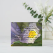 祈りの言葉のポストカード(祈りの言葉で言う) ポストカード (スタンド正面)