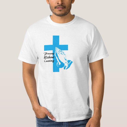 祈りの言葉のワイシャツ Tシャツ (正面)